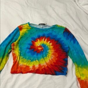 Tie-Dye Long Sleeve Top from Alice and Olivia